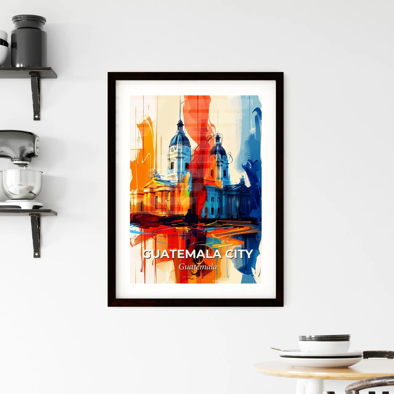 Vibrant Guatemala City, Guatemala Framed Print
