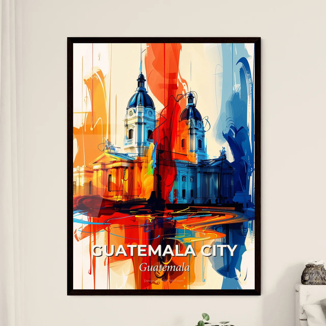 Vibrant Guatemala City, Guatemala Art Print