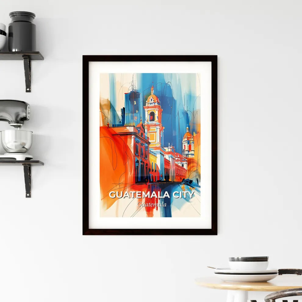 Vibrant Guatemala City, Guatemala Framed Print