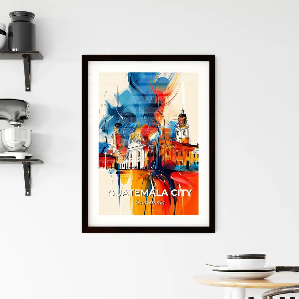 Vibrant Guatemala City, Guatemala Framed Print