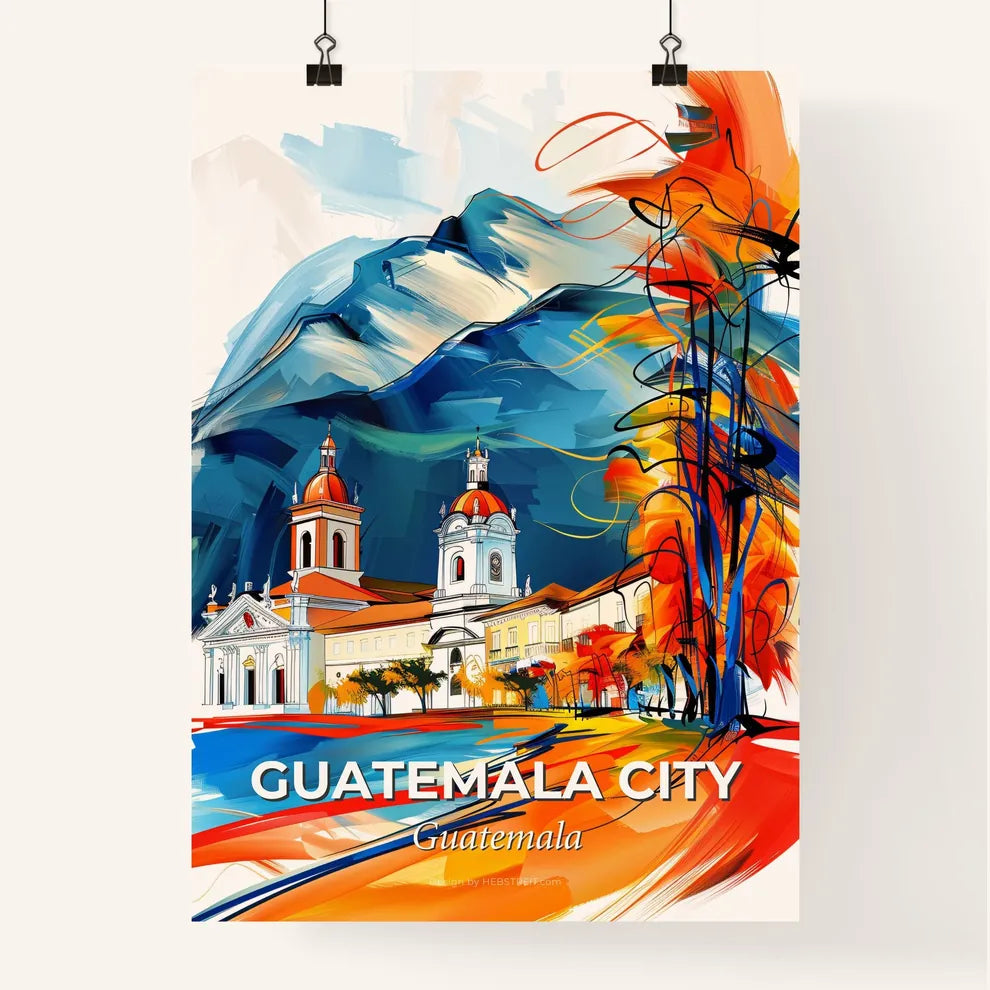 Vibrant Guatemala City, Guatemala Poster