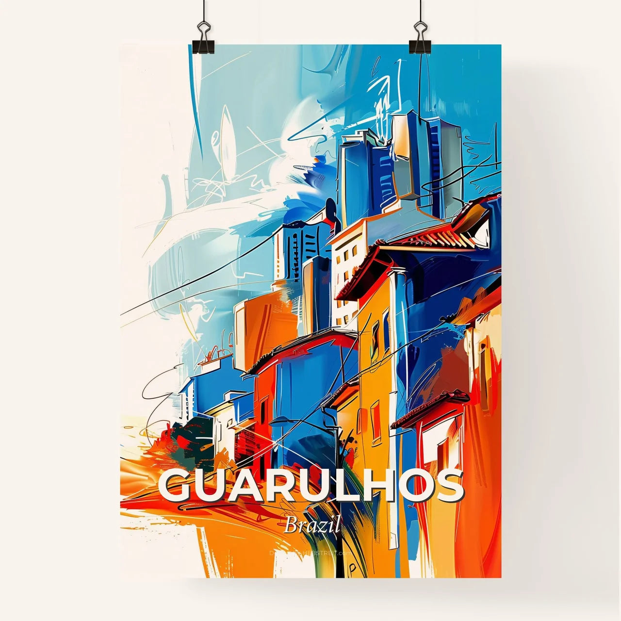 Vibrant Guarulhos, Brazil Poster