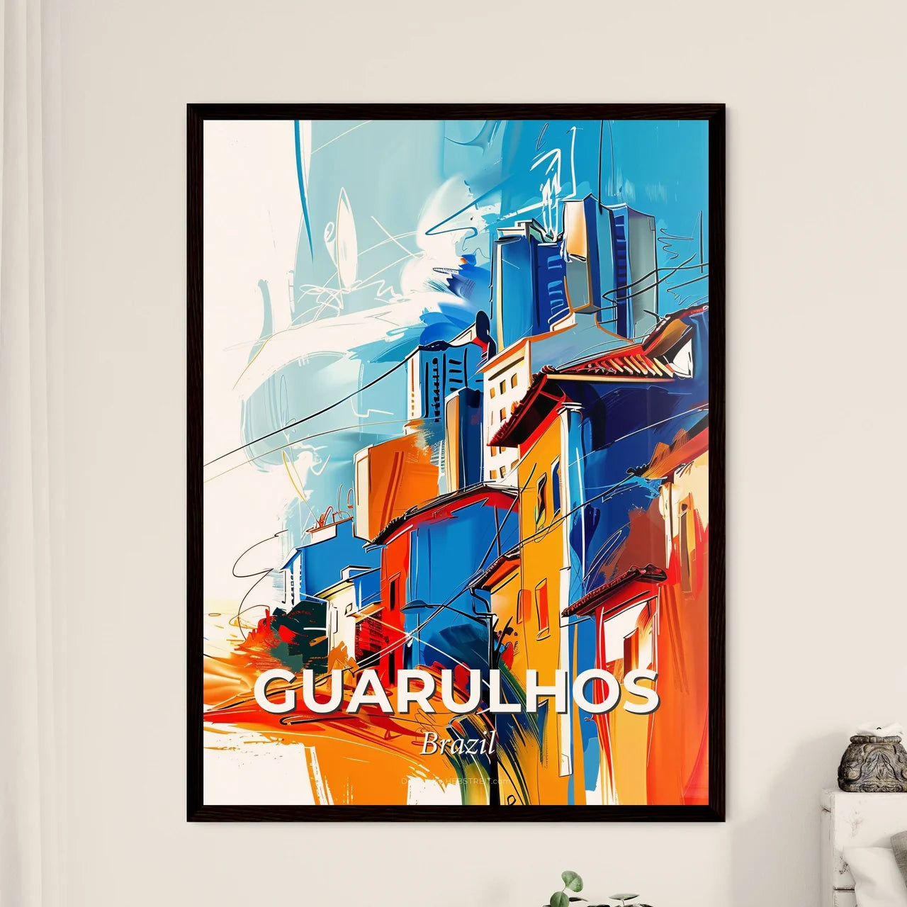 Vibrant Guarulhos, Brazil Art Print