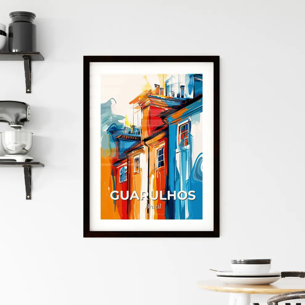 Vibrant Guarulhos, Brazil Framed Print