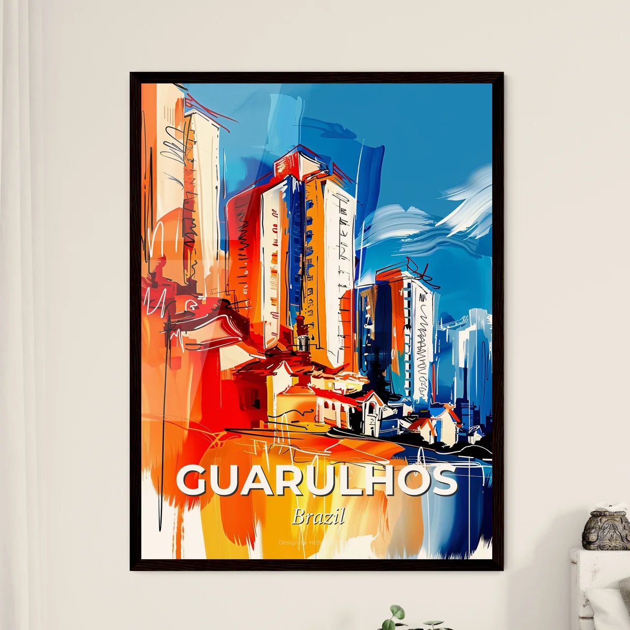 Vibrant Guarulhos, Brazil Art Print