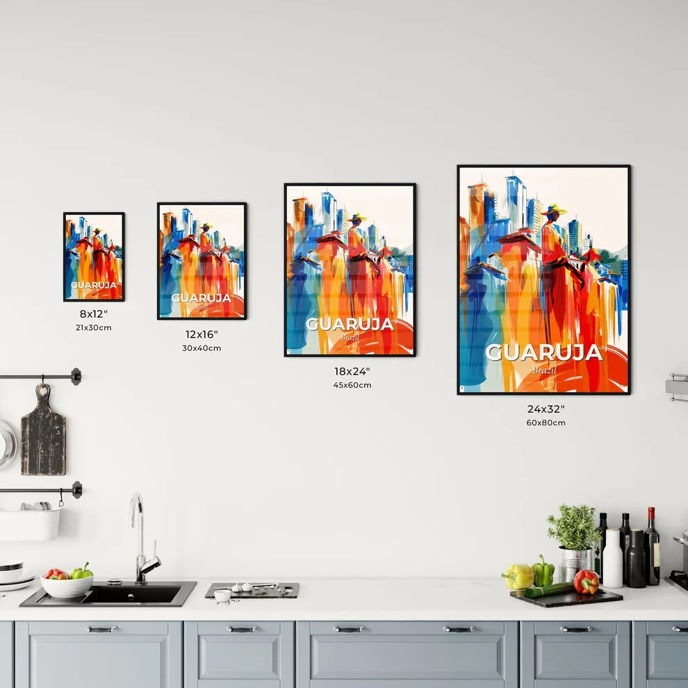 Vibrant Guaruja, Brazil Kitchen Art