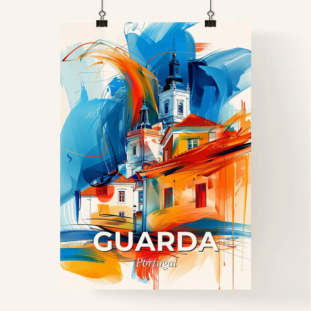 Vibrant Guarda, Portugal Poster