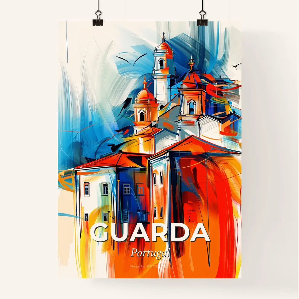 Vibrant Guarda, Portugal Poster