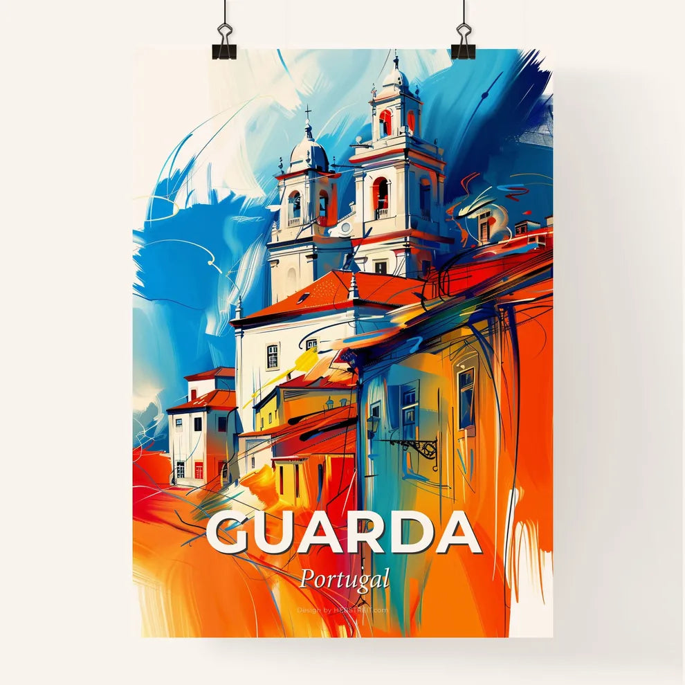 Vibrant Guarda, Portugal Poster