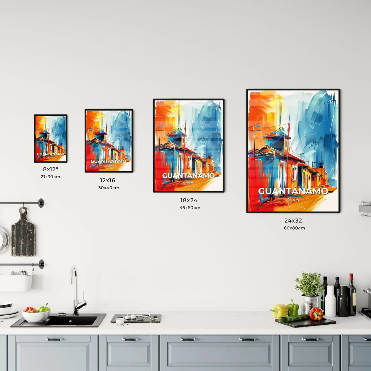 Vibrant Guantánamo, Cuba Kitchen Art