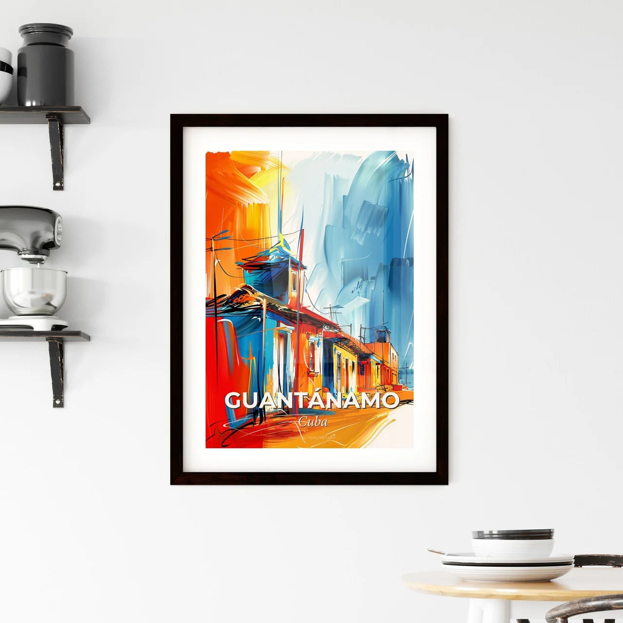 Vibrant Guantánamo, Cuba Framed Print