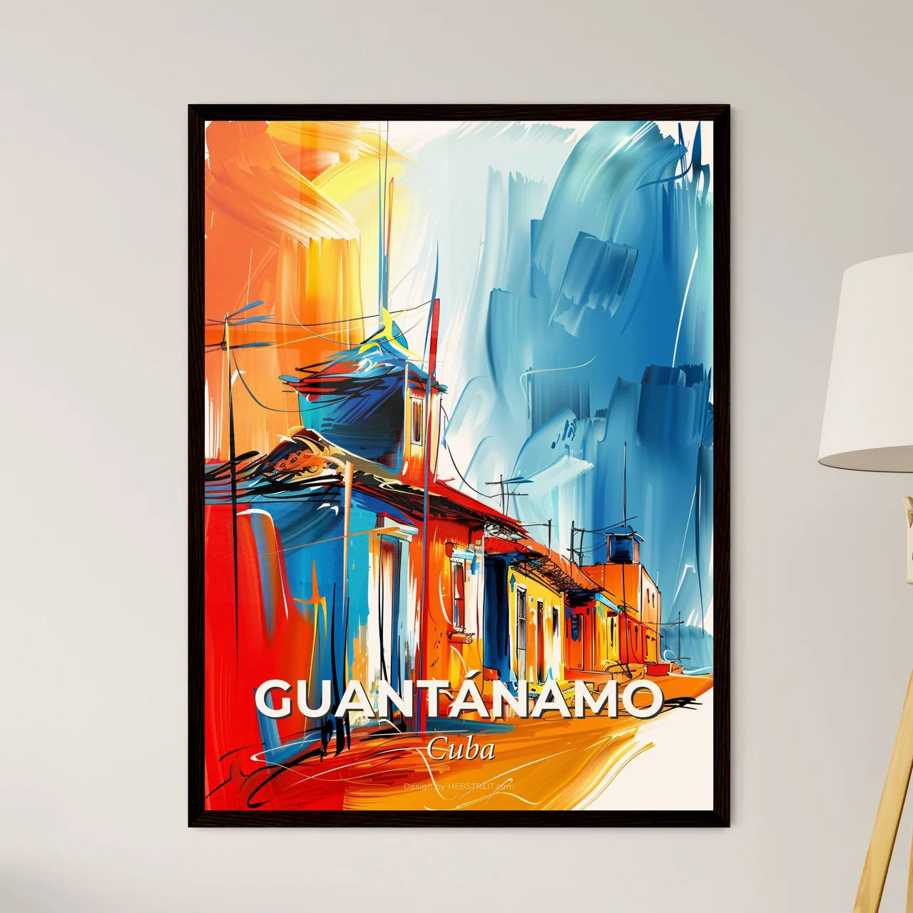 Vibrant Guantánamo, Cuba Art Print