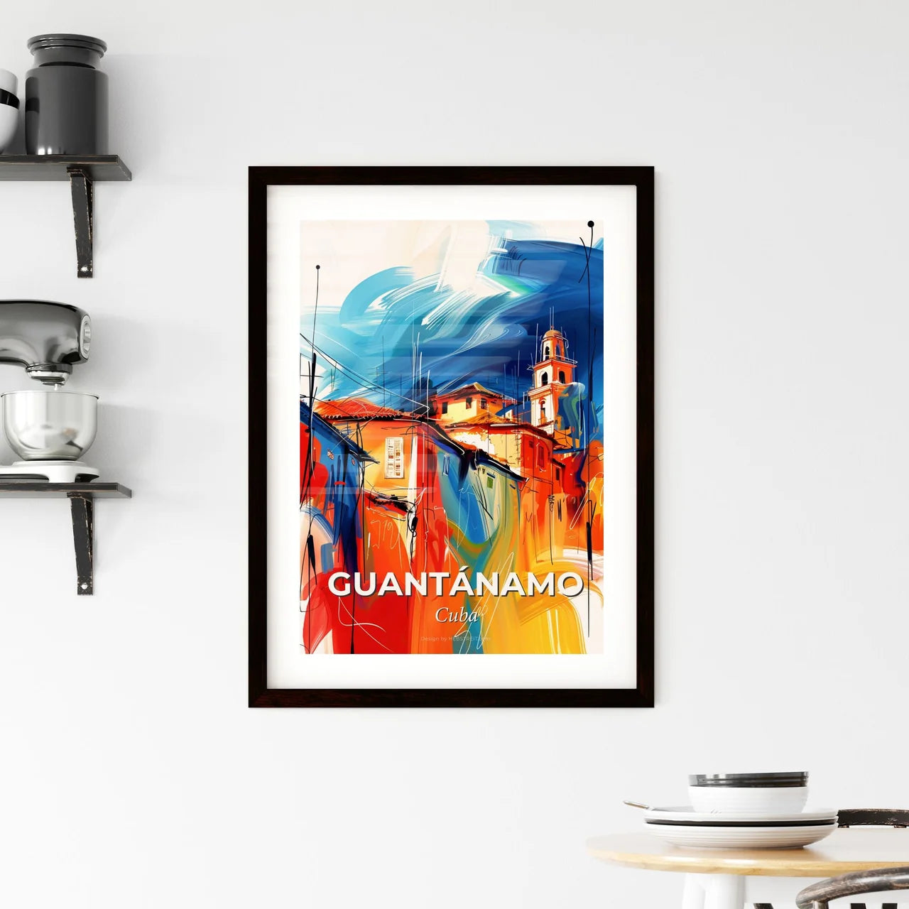 Vibrant Guantánamo, Cuba Framed Print