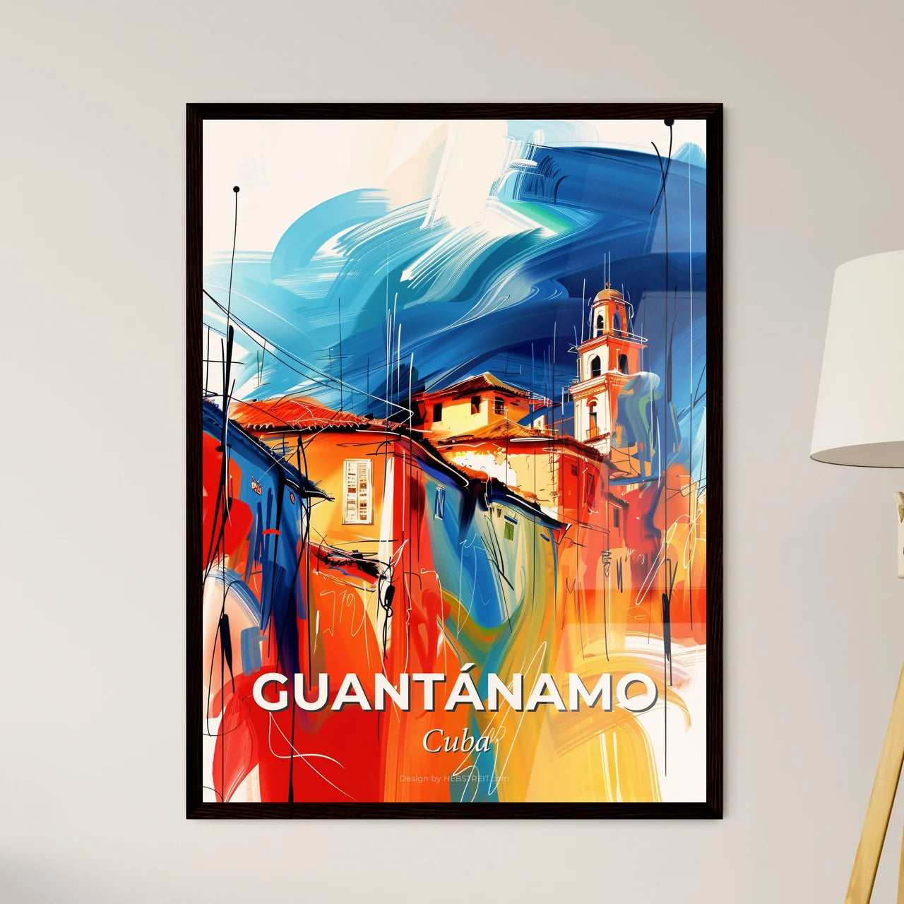 Vibrant Guantánamo, Cuba Art Print