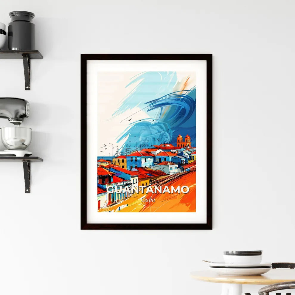 Vibrant Guantánamo, Cuba Framed Print