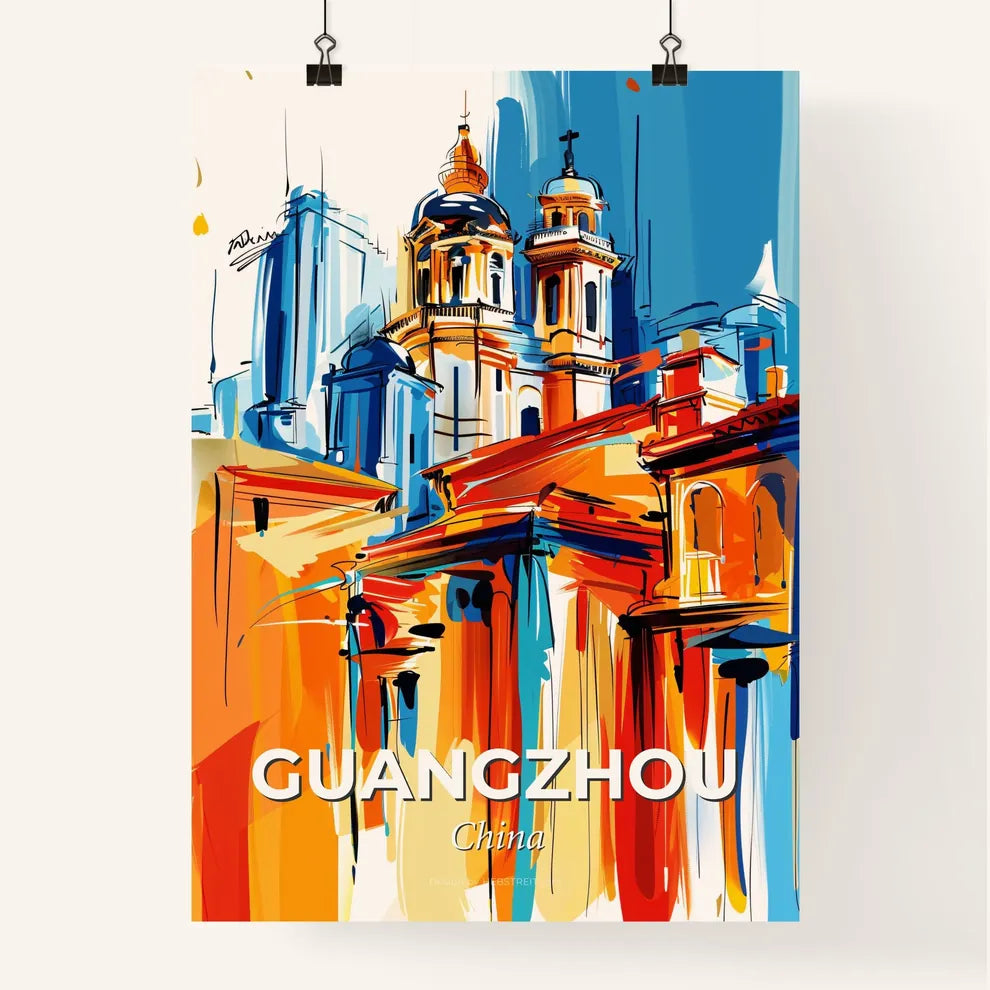 Vibrant Guangzhou, China Poster