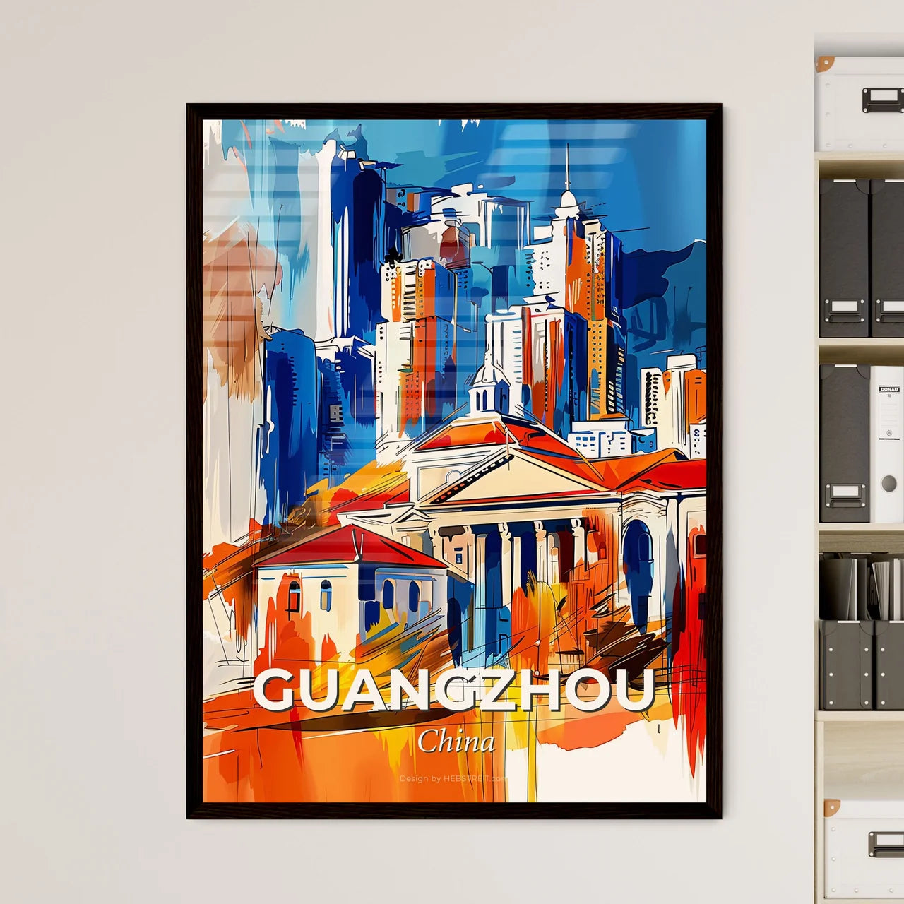 Vibrant Guangzhou, China Art Print