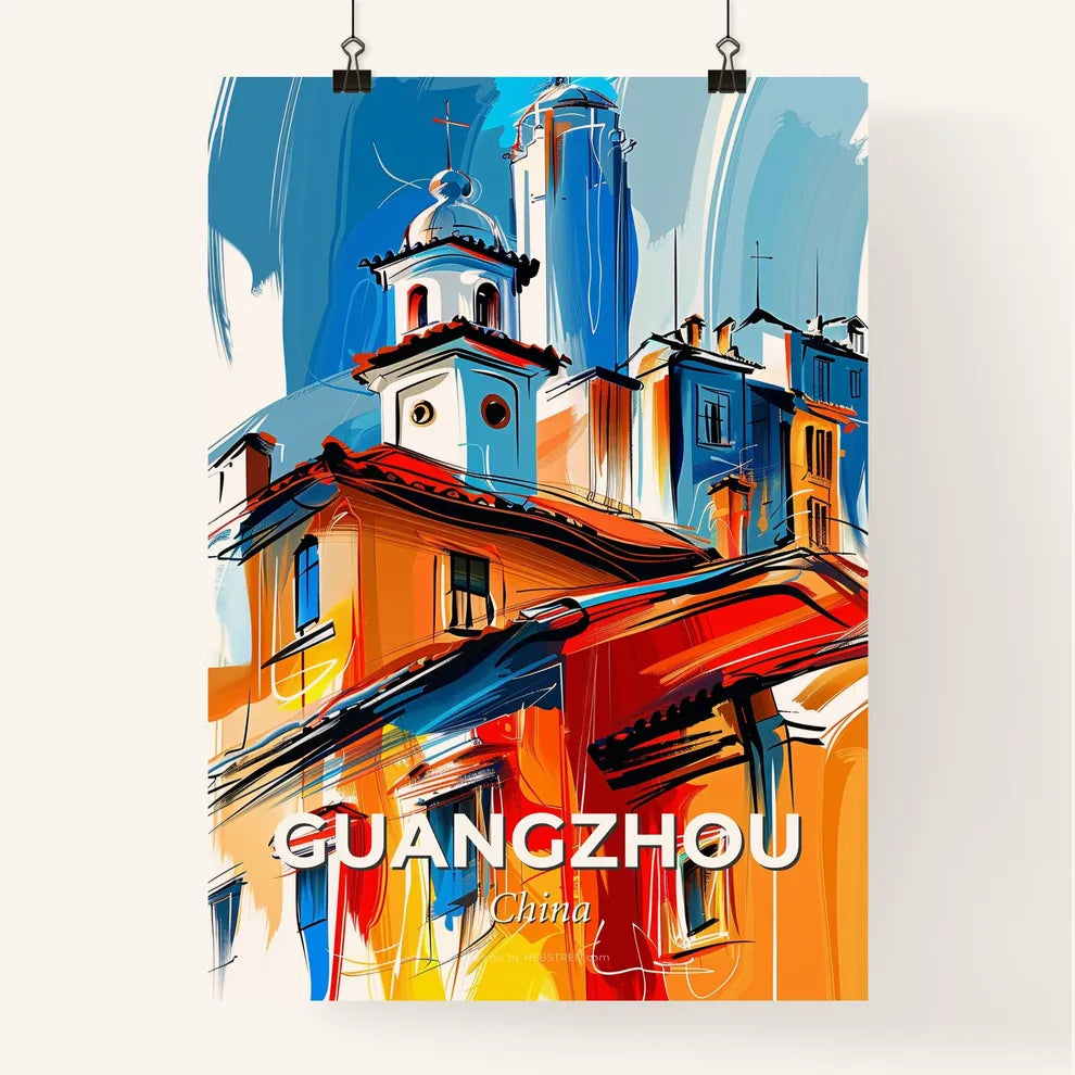 Vibrant Guangzhou, China Poster