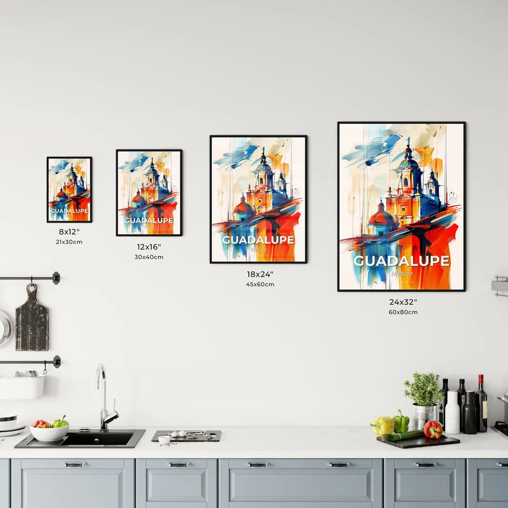 Vibrant Guadalupe, Mexico Kitchen Art