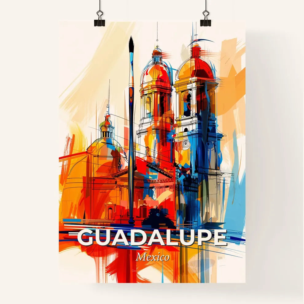 Vibrant Guadalupe, Mexico Poster