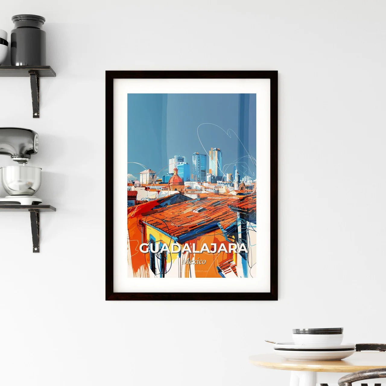Vibrant Guadalajara, Mexico Framed Print