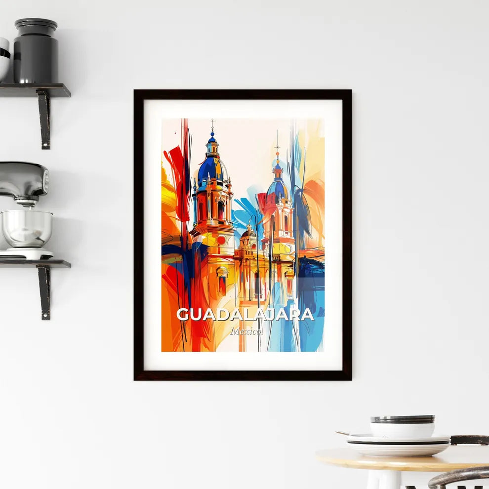 Vibrant Guadalajara, Mexico Framed Print