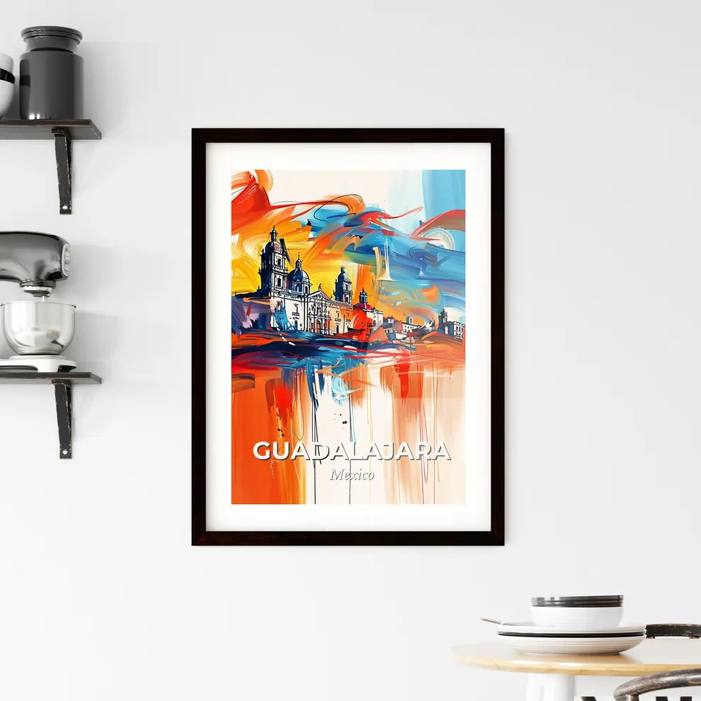 Vibrant Guadalajara, Mexico Framed Print
