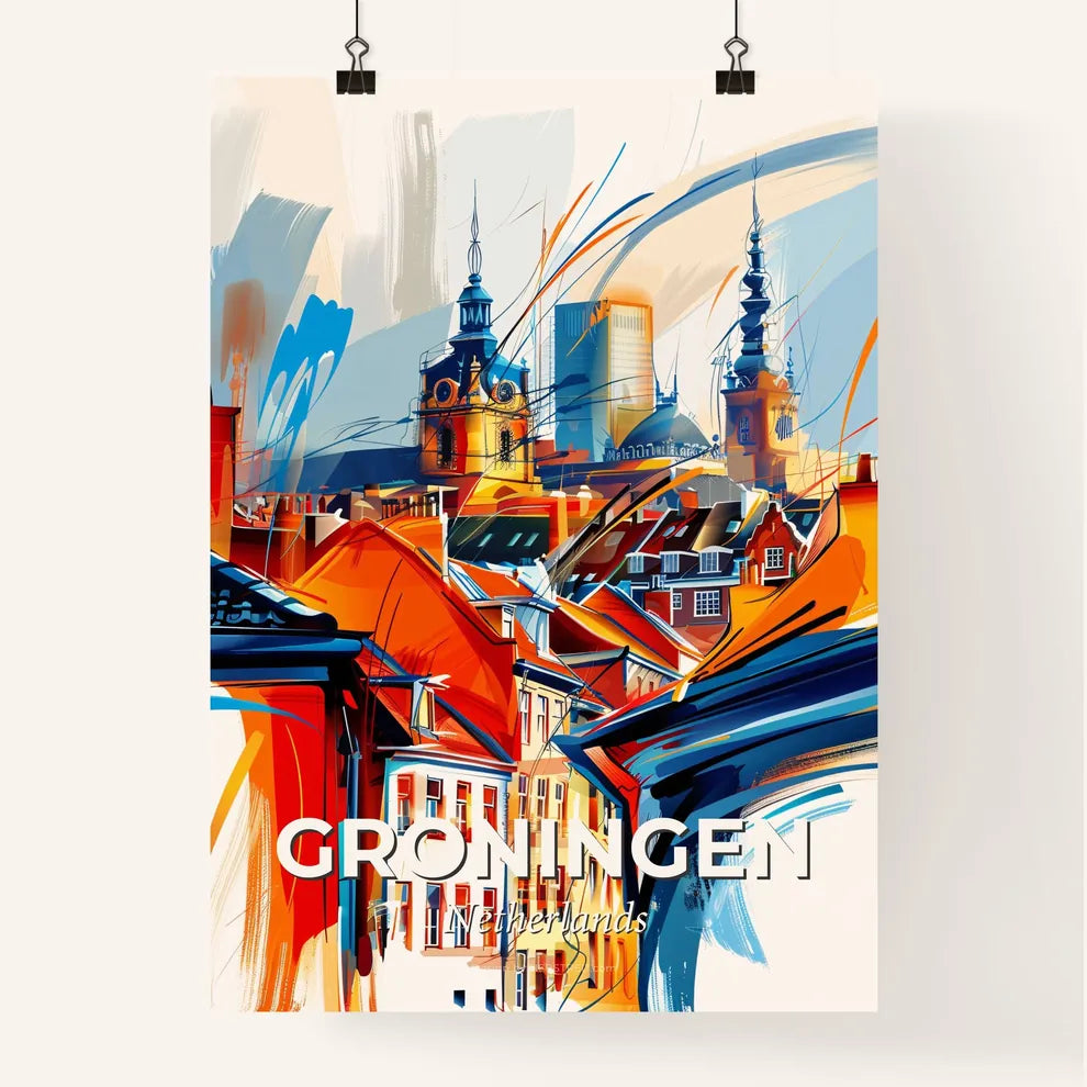 Vibrant Groningen, Netherlands Poster