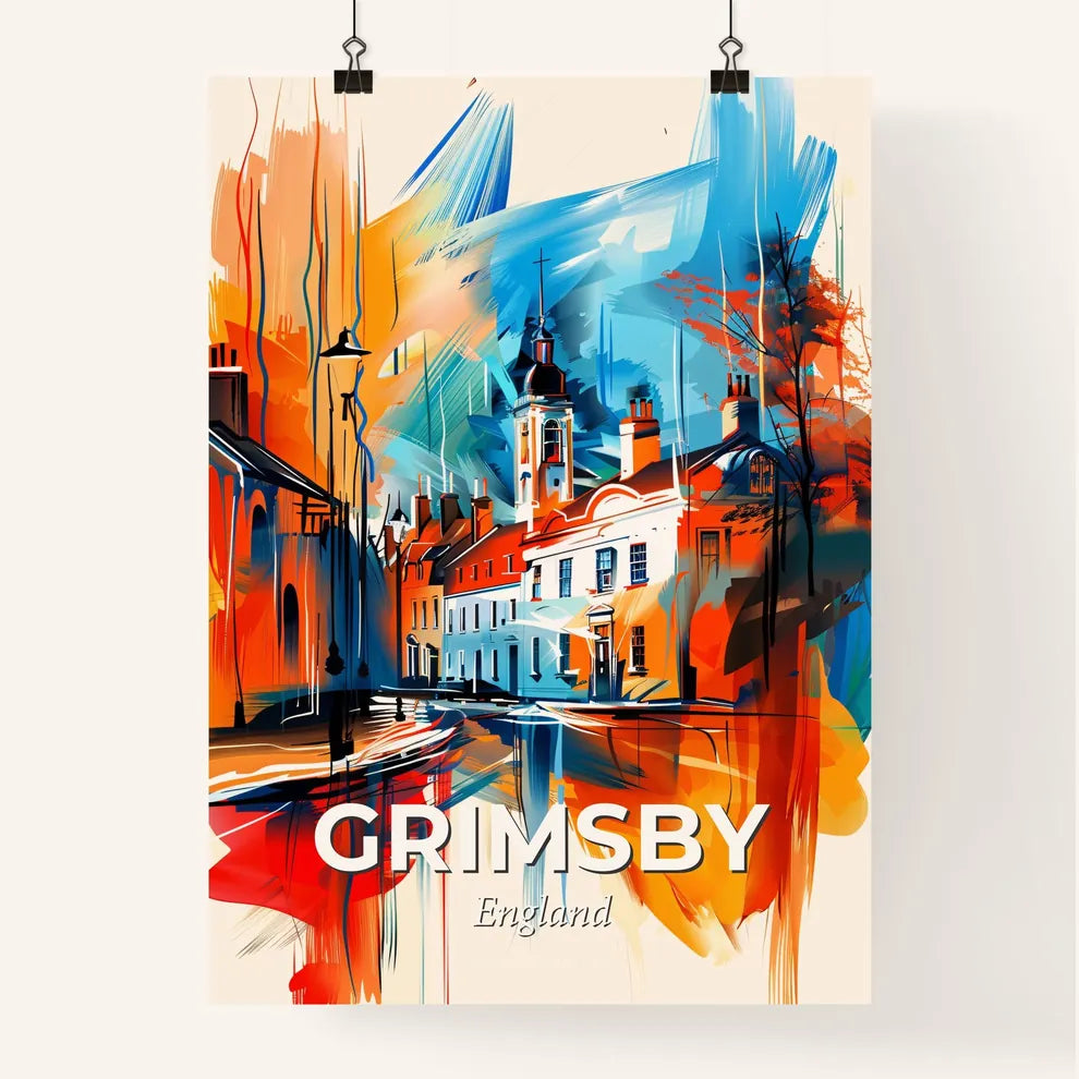 Vibrant Grimsby, England Poster
