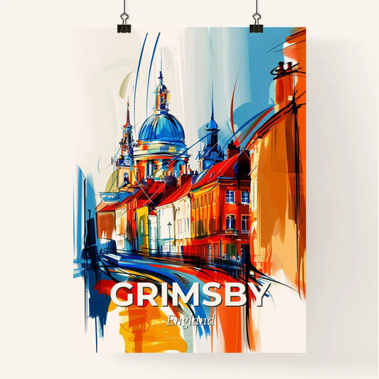 Vibrant Grimsby, England Poster