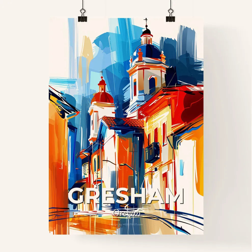 Vibrant Gresham, Oregon Poster