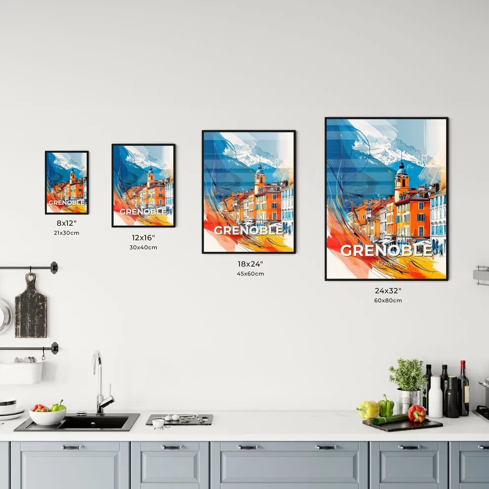 Vibrant Grenoble, France Kitchen Art