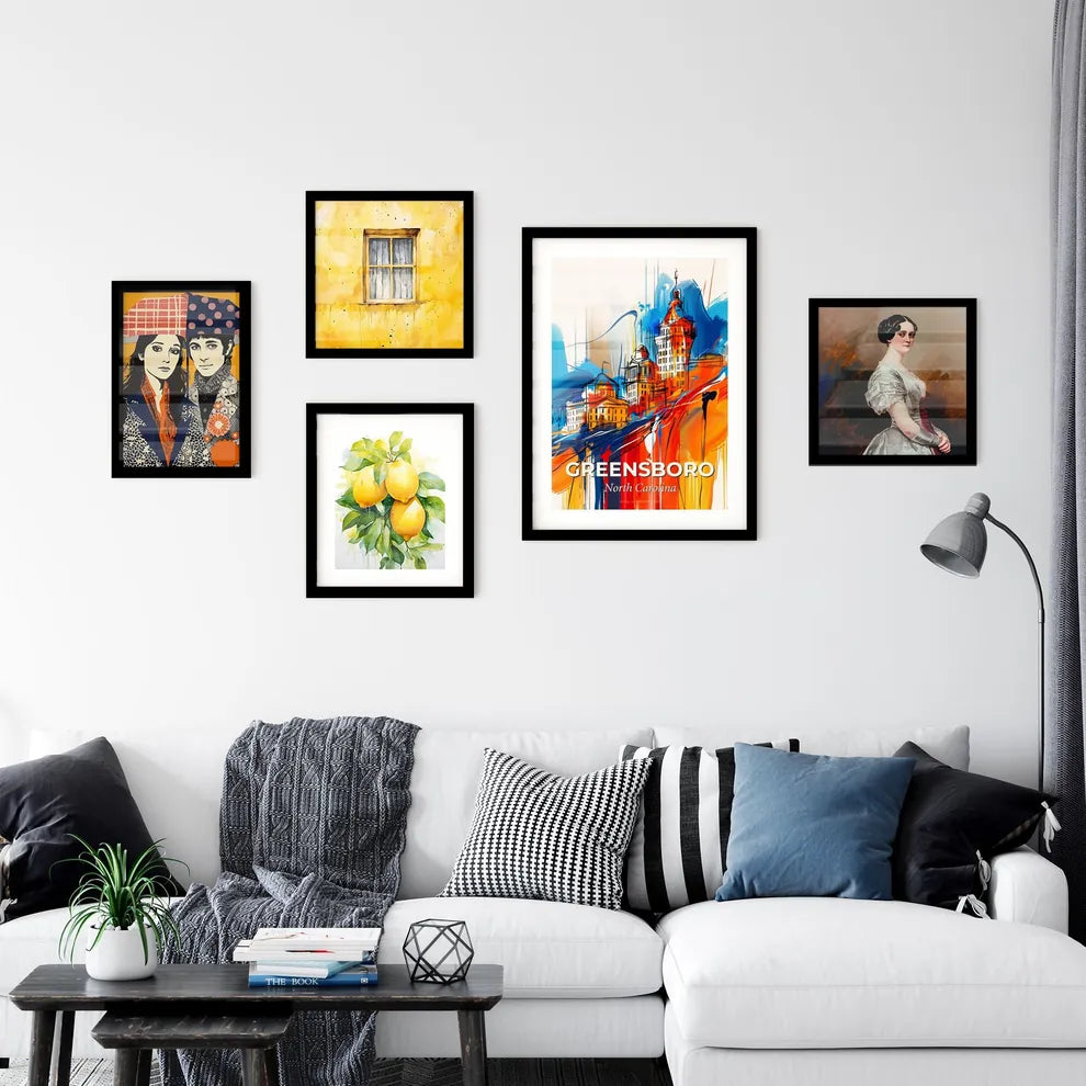 Vibrant Greensboro, North Carolina Wall Art Collection