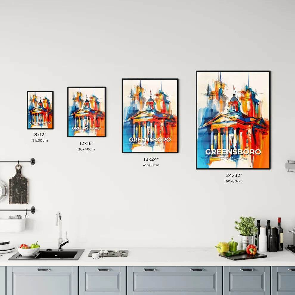 Vibrant Greensboro, North Carolina Kitchen Art