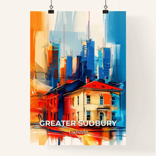 Vibrant Greater Sudbury, Canada Poster