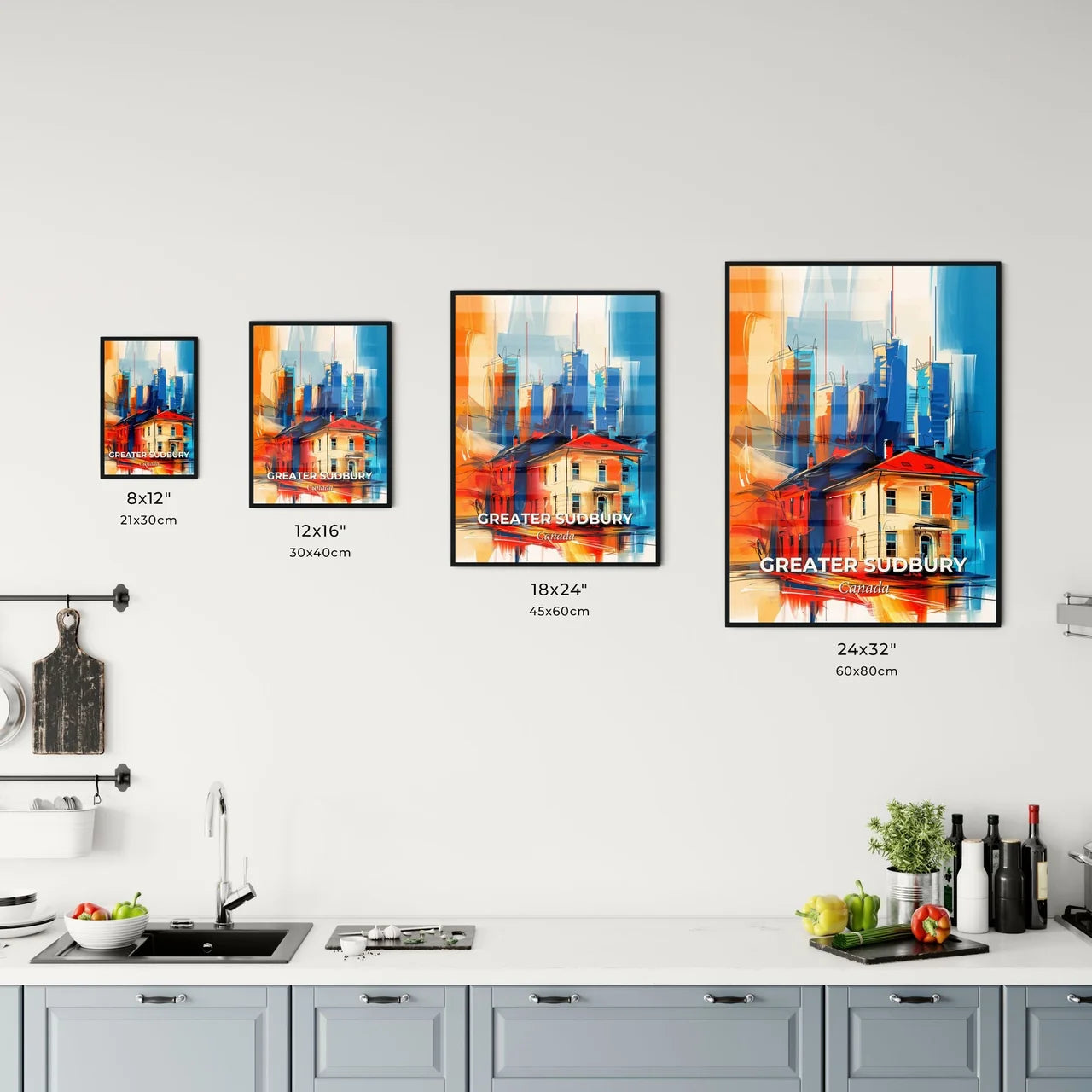 Vibrant Greater Sudbury, Canada Kitchen Art