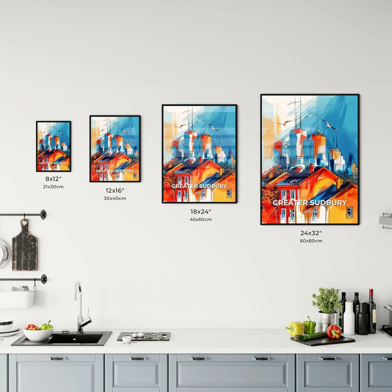 Vibrant Greater Sudbury, Canada Kitchen Art