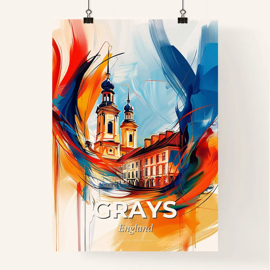 Vibrant Grays, England Poster