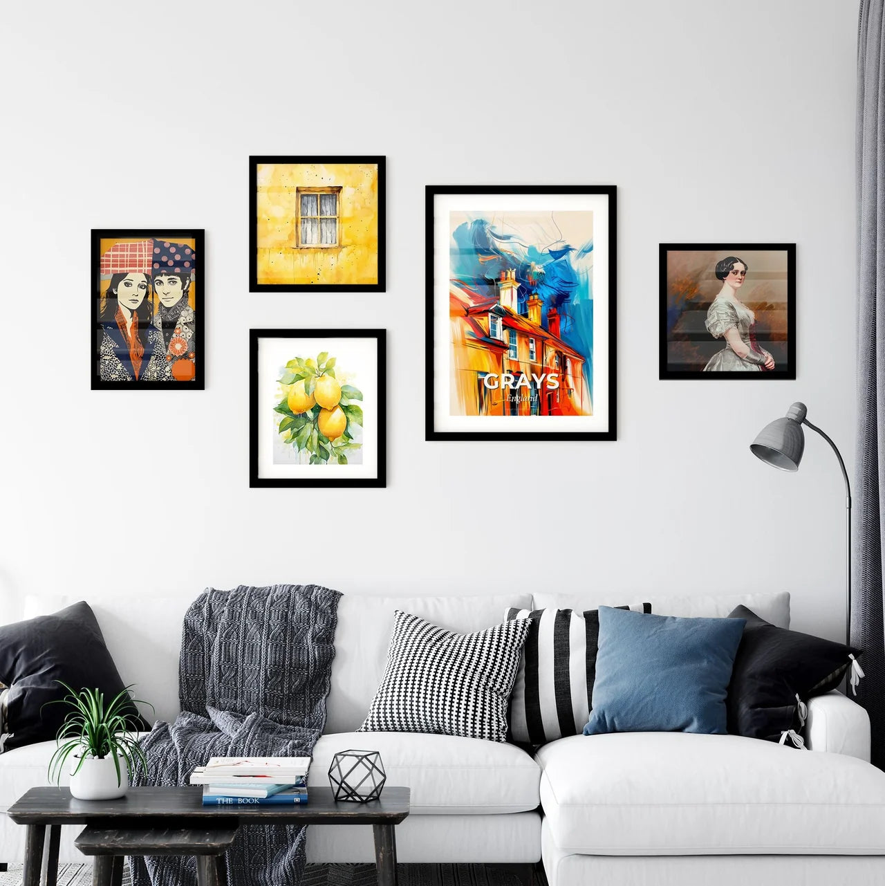 Vibrant Grays, England Wall Art Collection