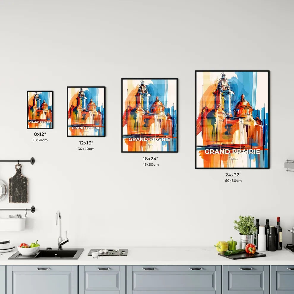 Vibrant Grand Prairie, Texas Kitchen Art