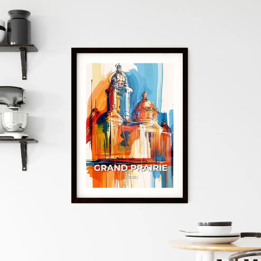 Vibrant Grand Prairie, Texas Framed Print
