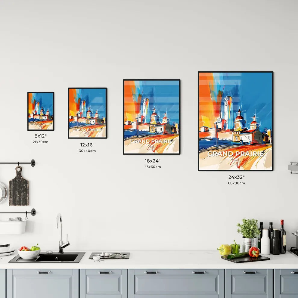 Vibrant Grand Prairie, Texas Kitchen Art