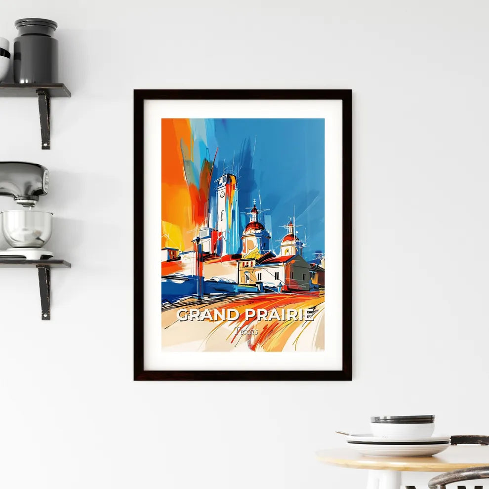 Vibrant Grand Prairie, Texas Framed Print
