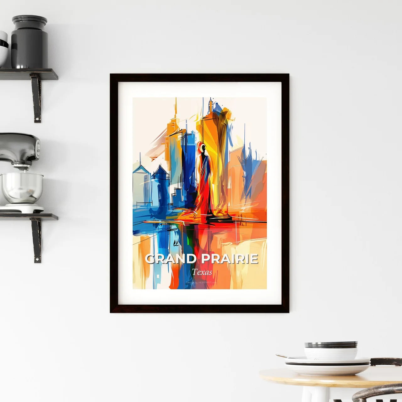 Vibrant Grand Prairie, Texas Framed Print