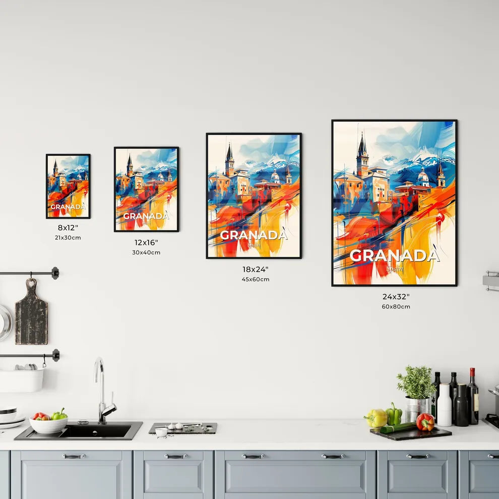 Vibrant Granada, Spain Kitchen Art