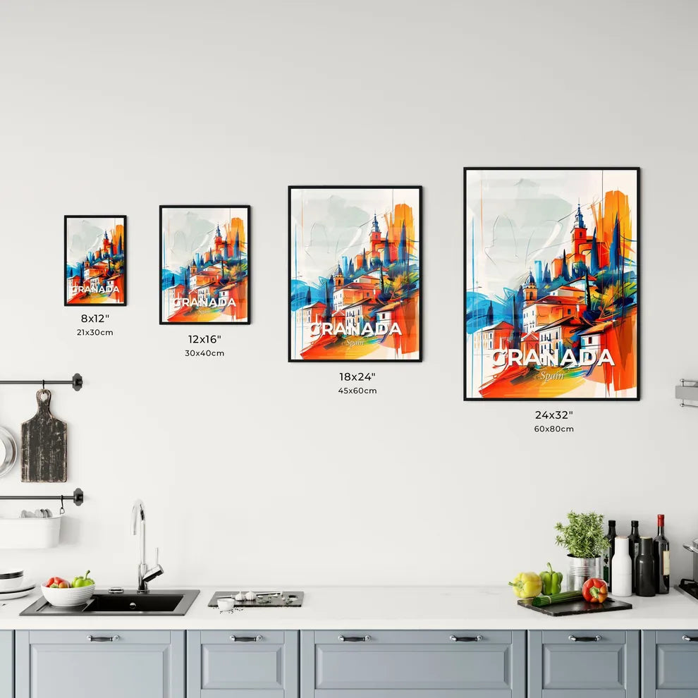 Vibrant Granada, Spain Kitchen Art