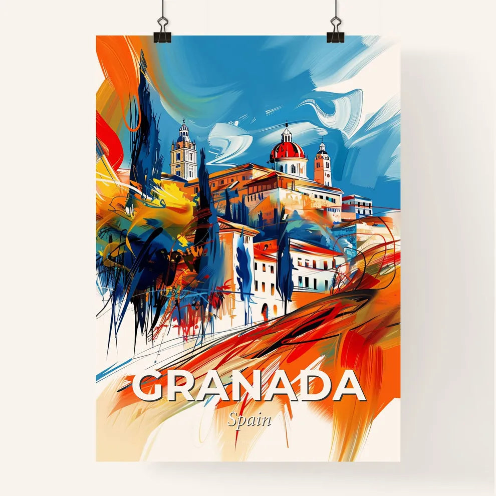 Vibrant Granada, Spain Poster