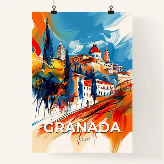 Vibrant Granada, Spain Poster