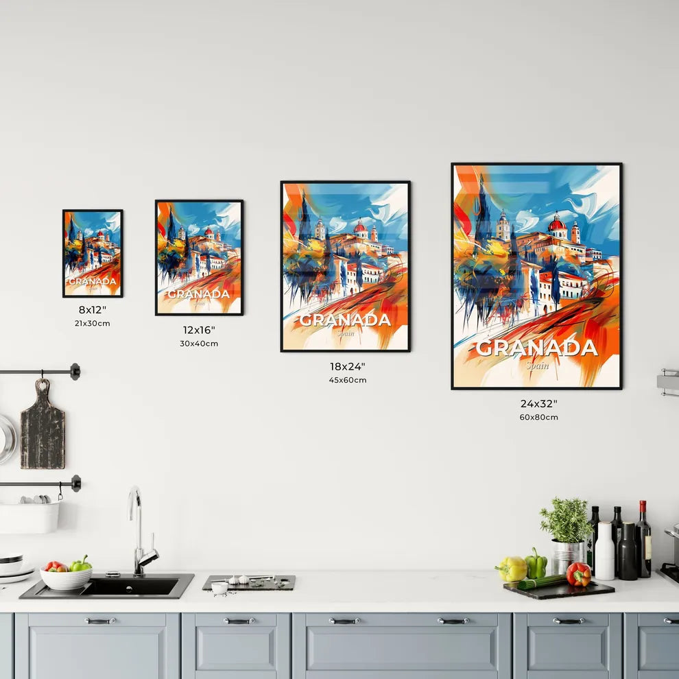 Vibrant Granada, Spain Kitchen Art