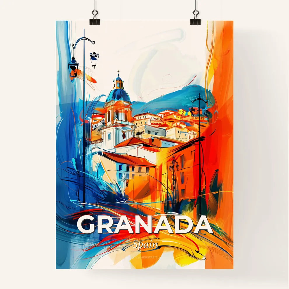 Vibrant Granada, Spain Poster